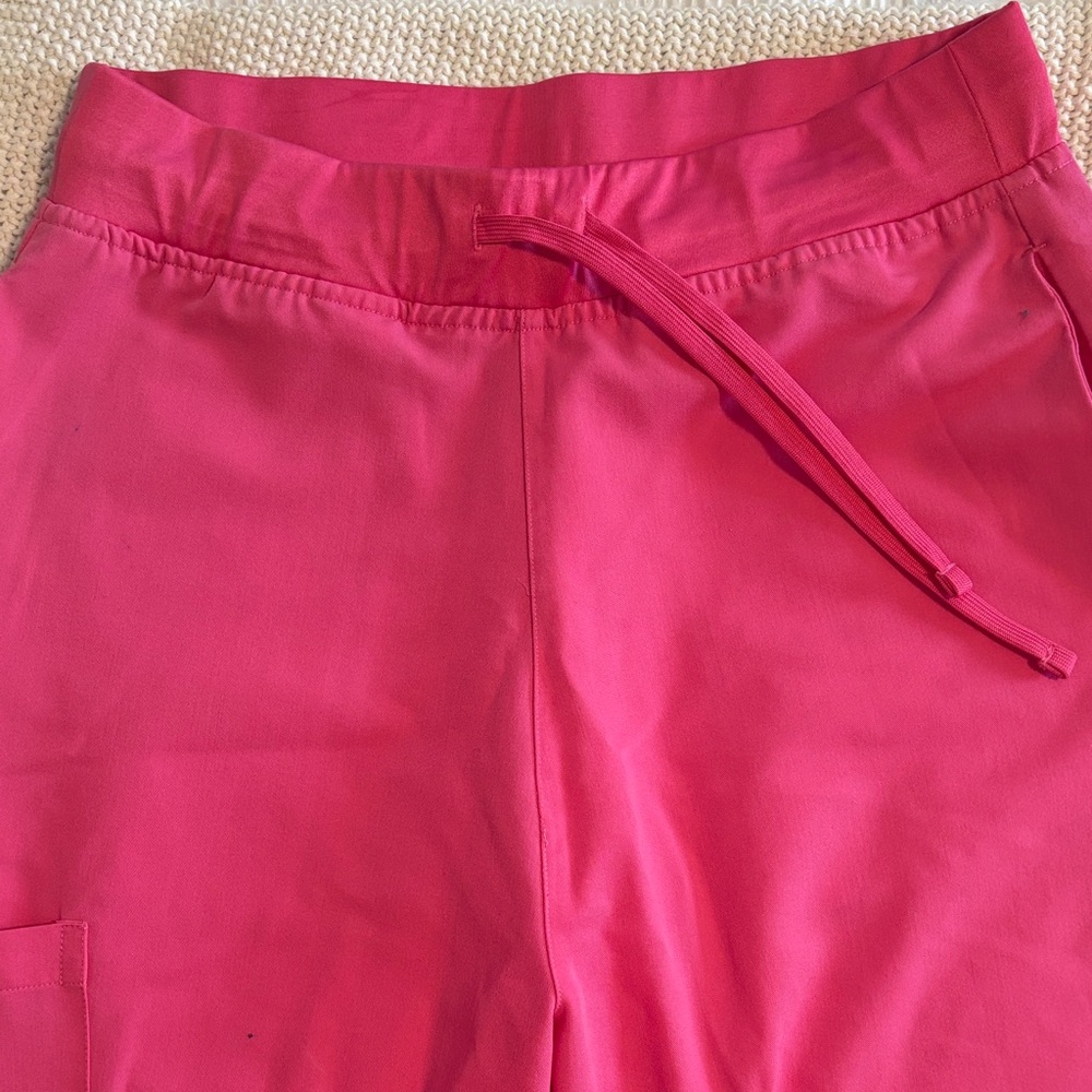 Pink scrub pants